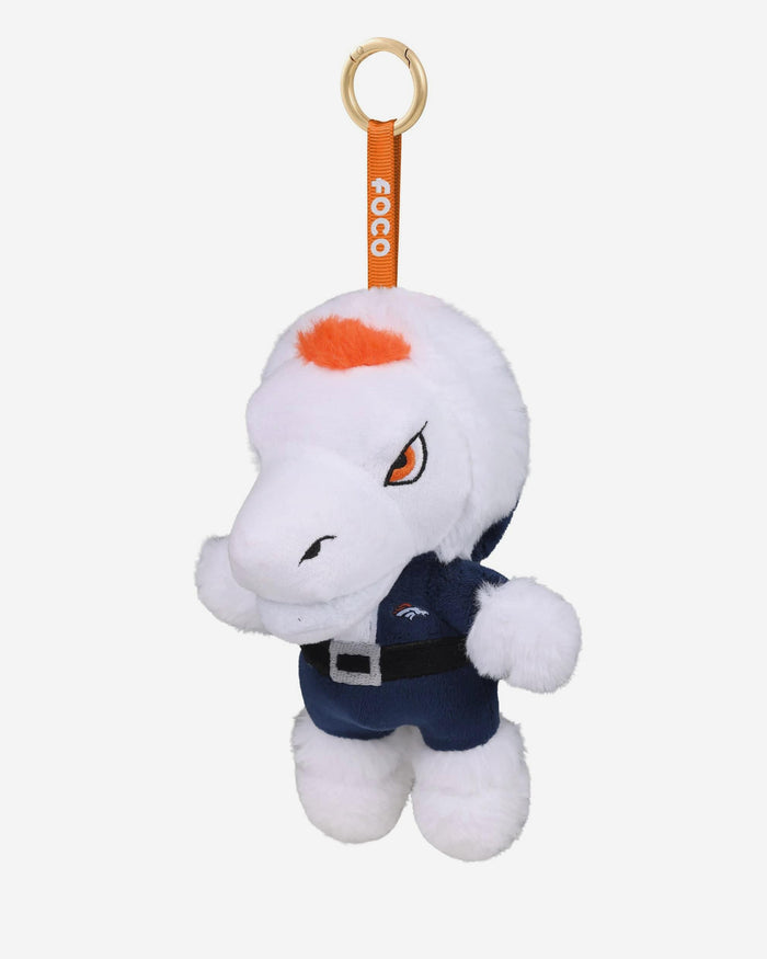 Denver Broncos Plush Mascot Santa Bag Charm Keychain FOCO - FOCO.com