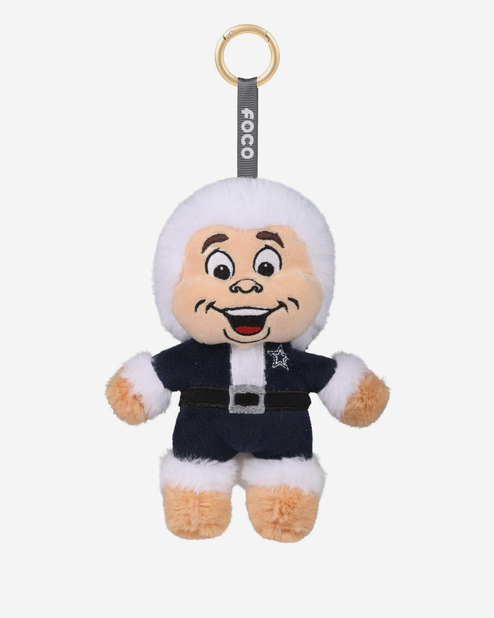 Dallas Cowboys Plush Mascot Santa Bag Charm Keychain FOCO - FOCO.com