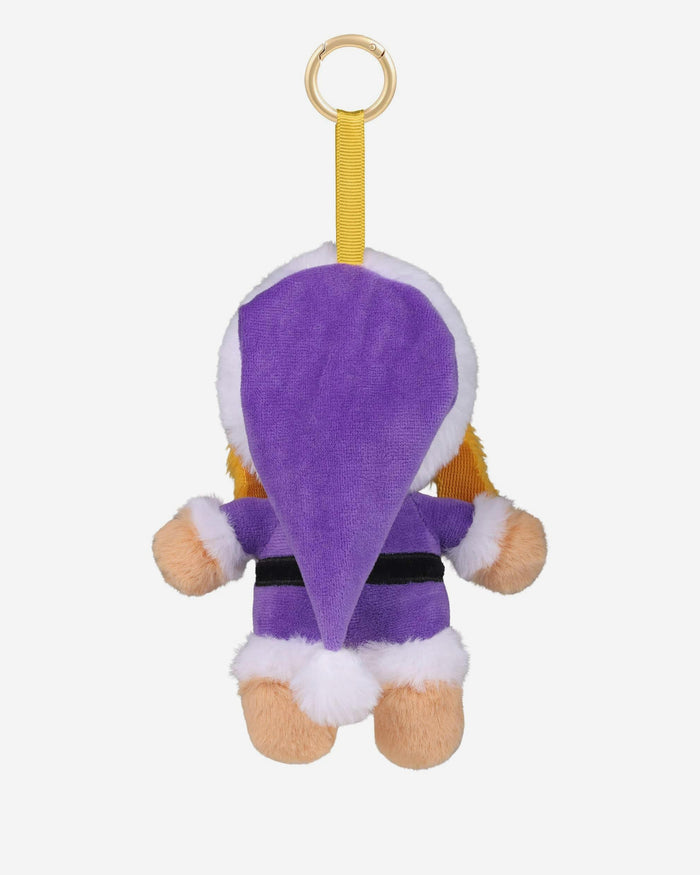 Minnesota Vikings Plush Mascot Santa Bag Charm Keychain FOCO - FOCO.com