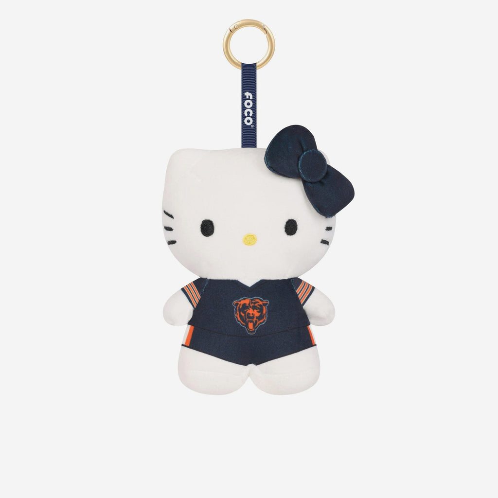 Chicago Bears Plush Hello Kitty® Bag Charm Keychain