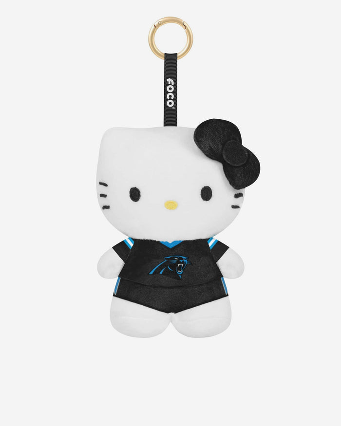 Carolina Panthers Plush Hello Kitty® Bag Charm Keychain FOCO - FOCO.com