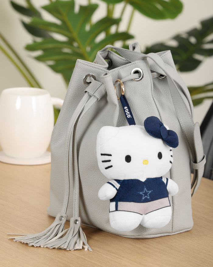 Dallas Cowboys Plush Hello Kitty Bag Charm Keychain Dallas Cowboys Plush Hello Kitty Bag Charm Keychain