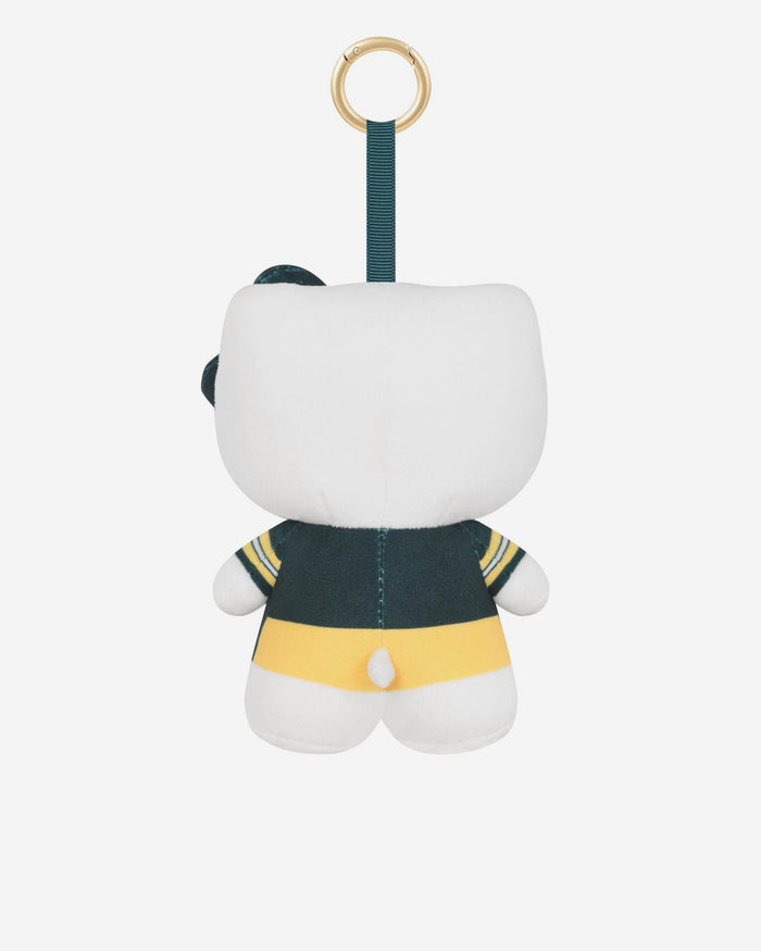 Green Bay Packers Plush Hello Kitty® Bag Charm Keychain FOCO - FOCO.com