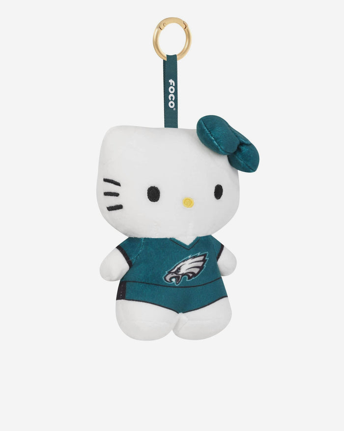 Philadelphia Eagles Plush Hello Kitty® Bag Charm Keychain FOCO - FOCO.com