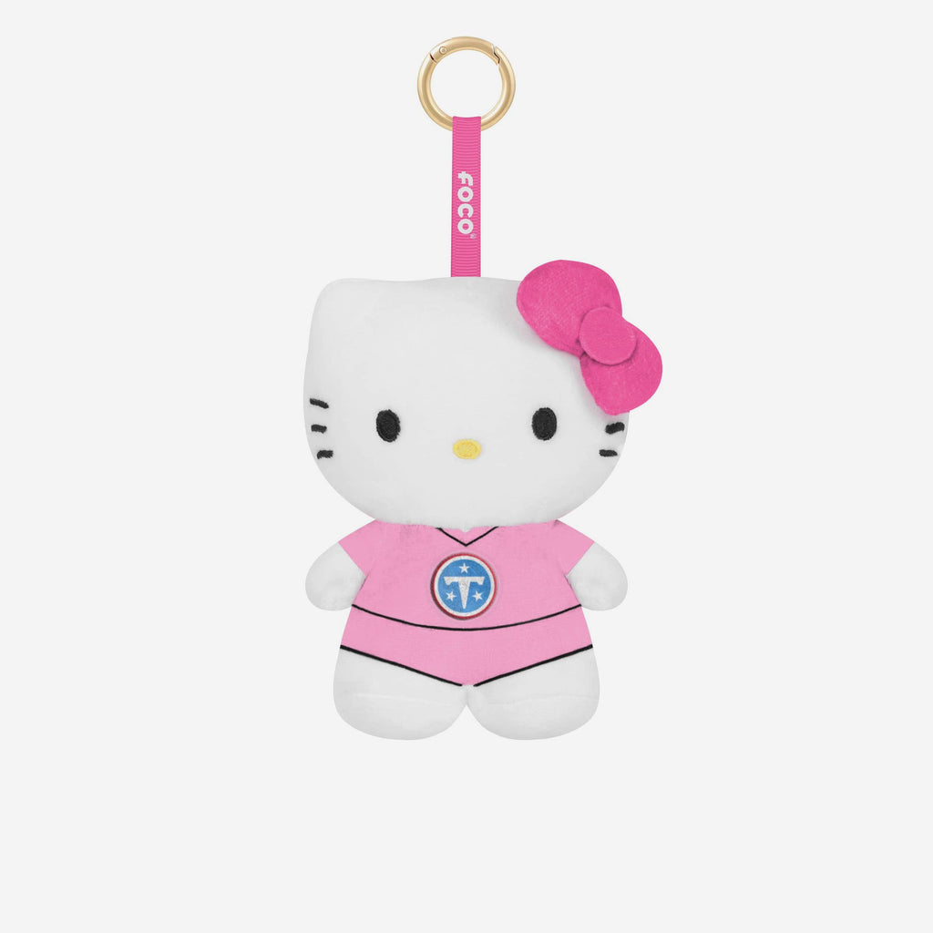 Tennessee Titans Plush Hello Kitty® Pink Bag Charm Keychain FOCO - FOCO.com