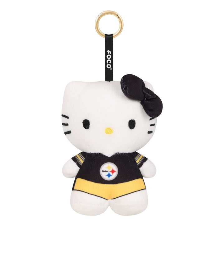 Pittsburgh Steelers Plush Hello Kitty® Bag Charm Keychain