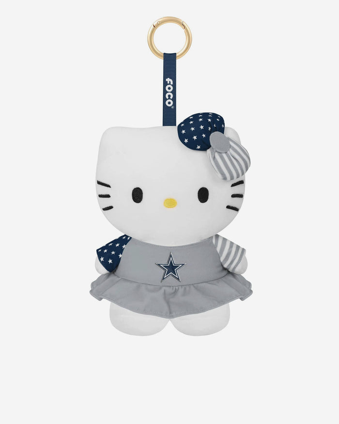 Dallas Cowboys Americana Plush Hello Kitty® Bag Charm Keychain FOCO - FOCO.com