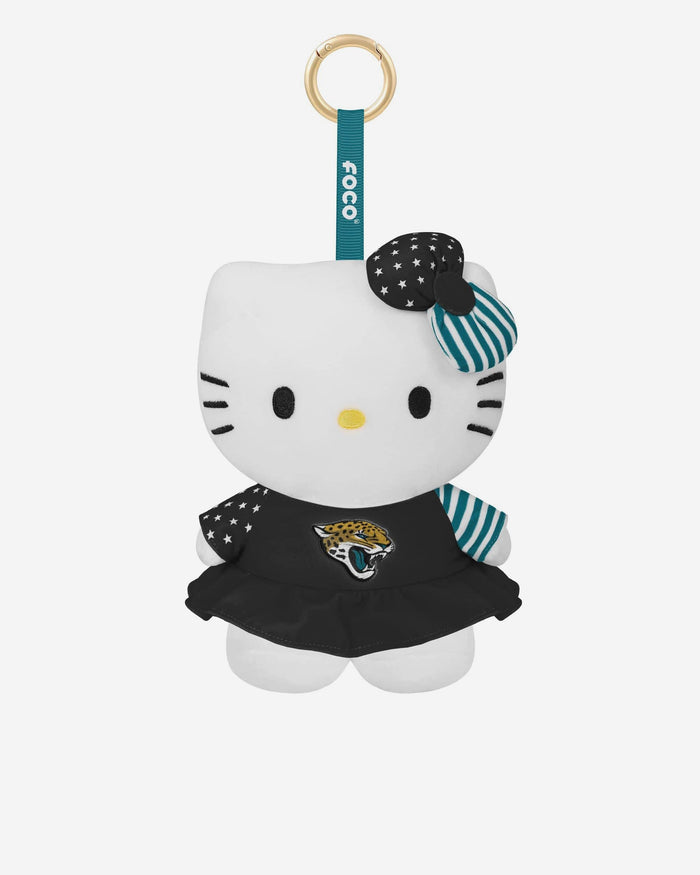 Jacksonville Jaguars Americana Plush Hello Kitty® Bag Charm Keychain FOCO - FOCO.com
