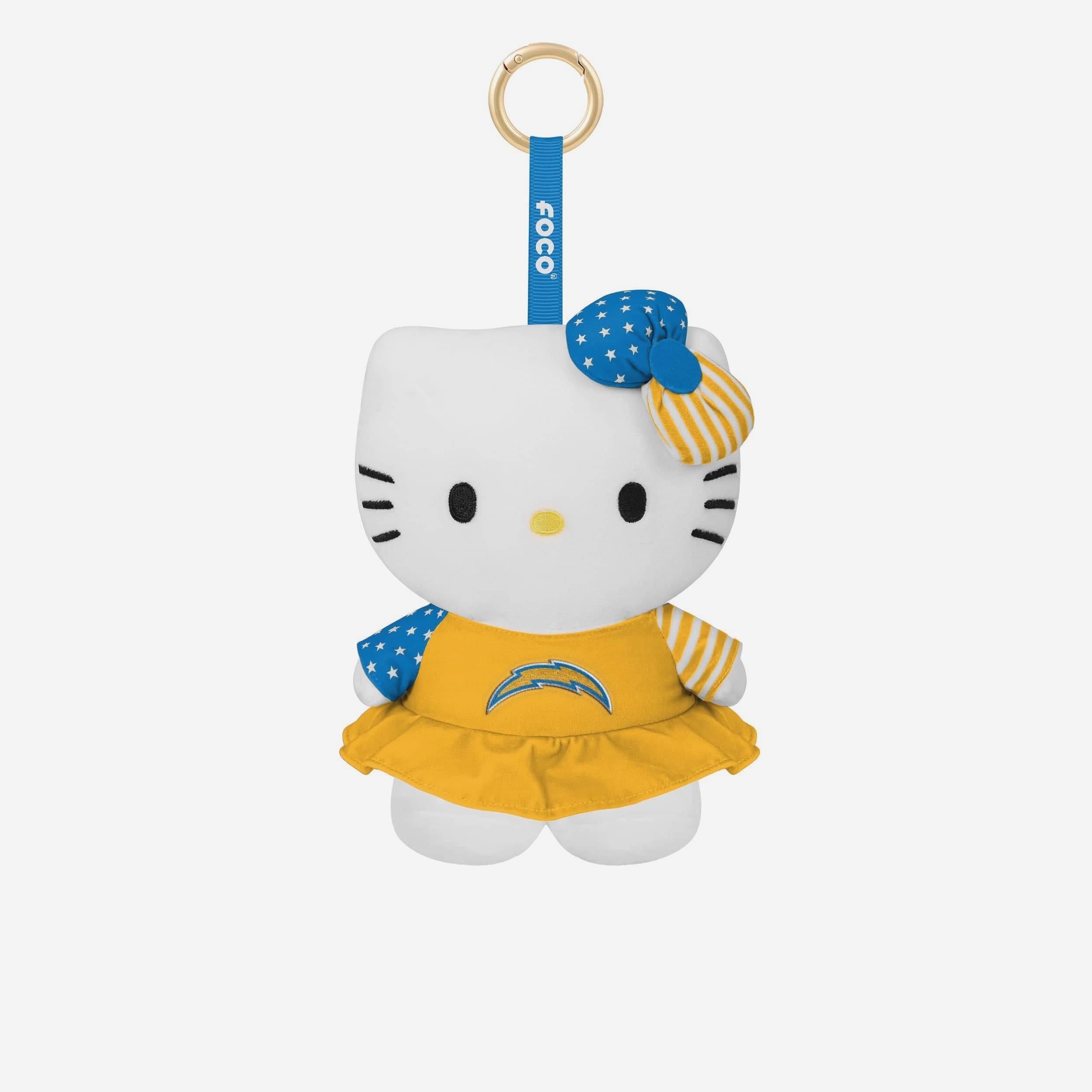 Los Angeles Chargers Americana Plush Hello Kitty® Bag Charm