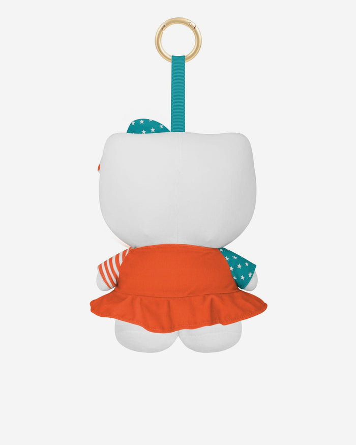 Miami Dolphins Americana Plush Hello Kitty® Bag Charm Keychain FOCO - FOCO.com
