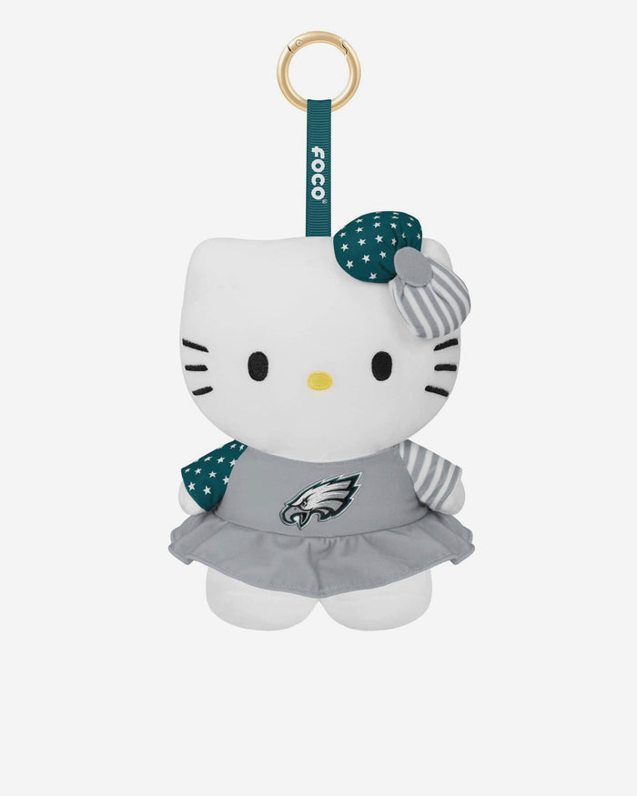Philadelphia Eagles Americana Plush Hello Kitty® Bag Charm Keychain FOCO - FOCO.com
