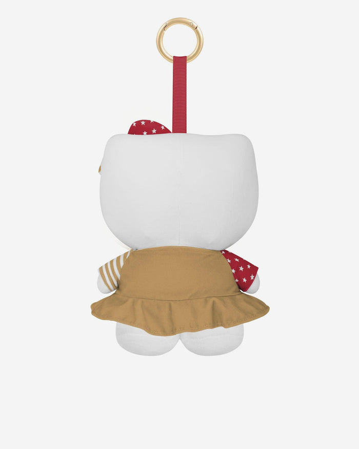 San Francisco 49ers Americana Plush Hello Kitty® Bag Charm Keychain FOCO - FOCO.com