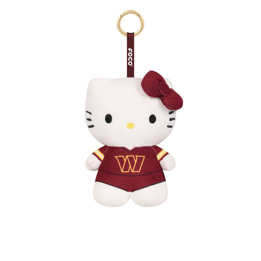 Washington Commanders Plush Hello Kitty® Bag Charm Keychain