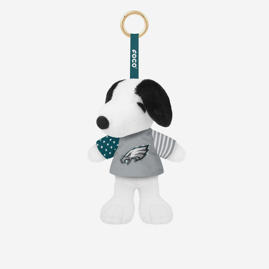 Philadelphia Eagles Americana Plush Snoopy Peanuts Bag Charm Keychain FOCO - FOCO.com