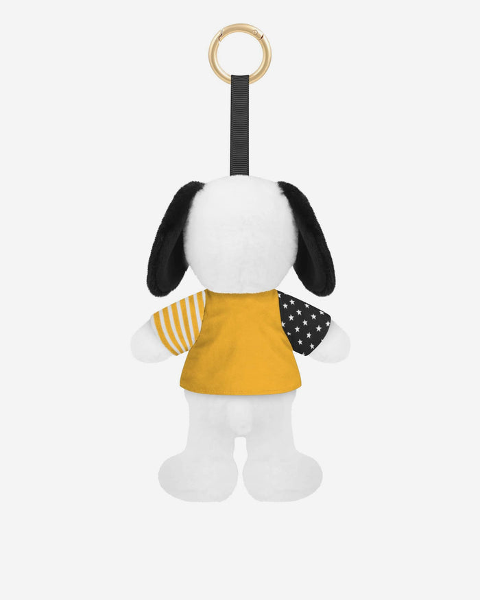 Pittsburgh Steelers Americana Plush Snoopy Peanuts Bag Charm Keychain FOCO - FOCO.com
