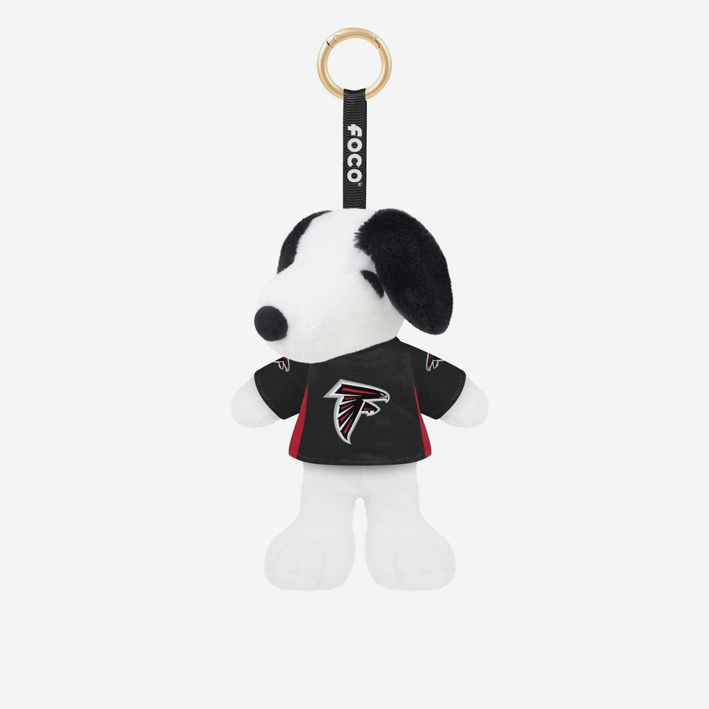 Atlanta Falcons Plush Snoopy Peanuts Bag Charm Keychain FOCO - FOCO.com