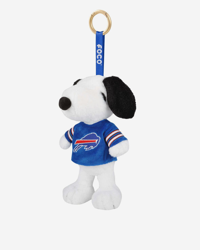 Buffalo Bills Plush Snoopy Peanuts Bag Charm Keychain FOCO - FOCO.com