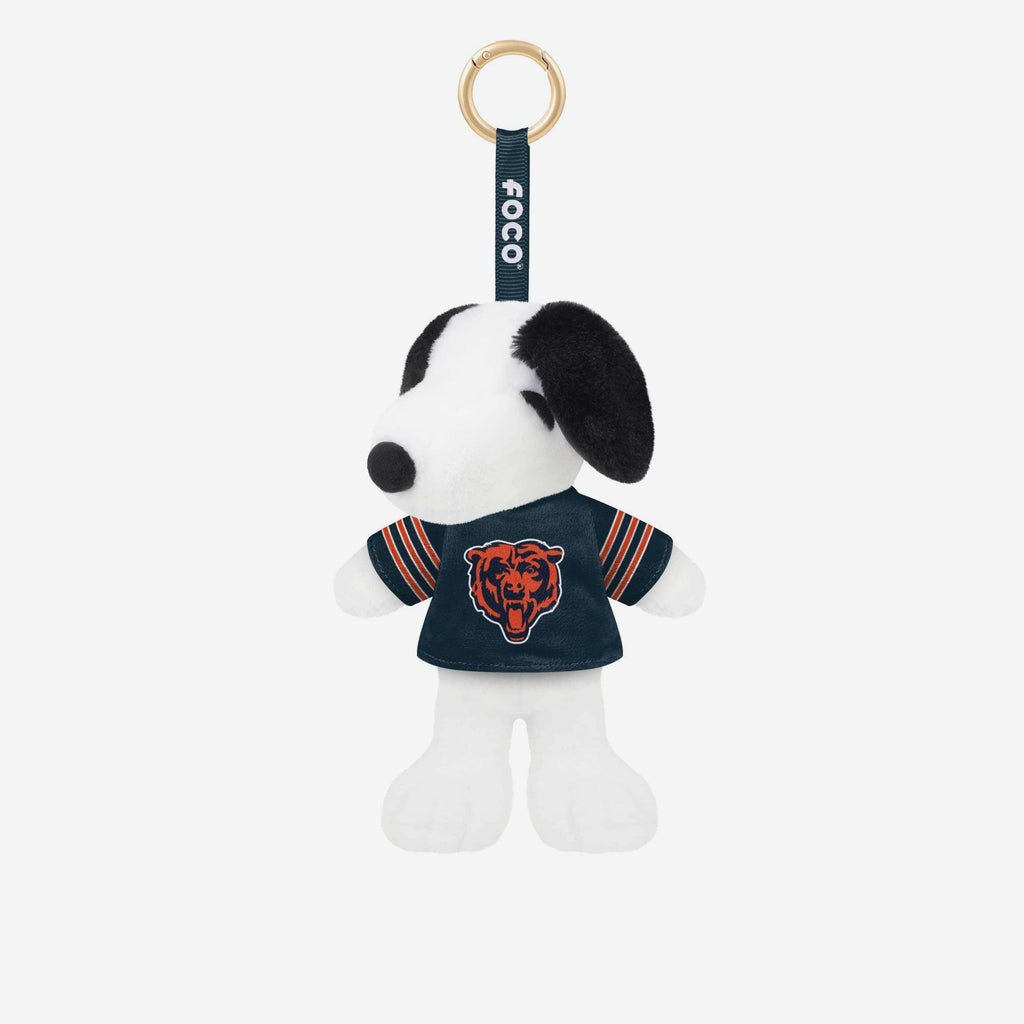 Chicago Bears Plush Snoopy Peanuts Bag Charm Keychain FOCO - FOCO.com