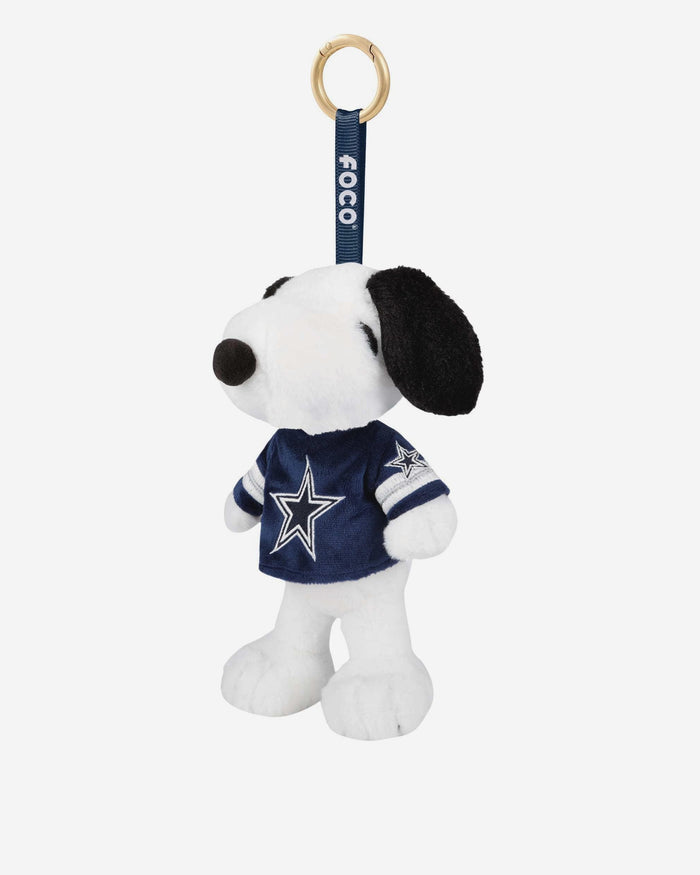 Dallas Cowboys Plush Snoopy Peanuts Bag Charm Keychain FOCO - FOCO.com