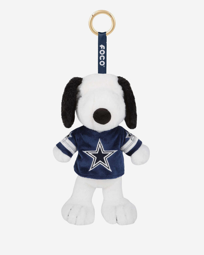 Dallas Cowboys Plush Snoopy Peanuts Bag Charm Keychain FOCO - FOCO.com