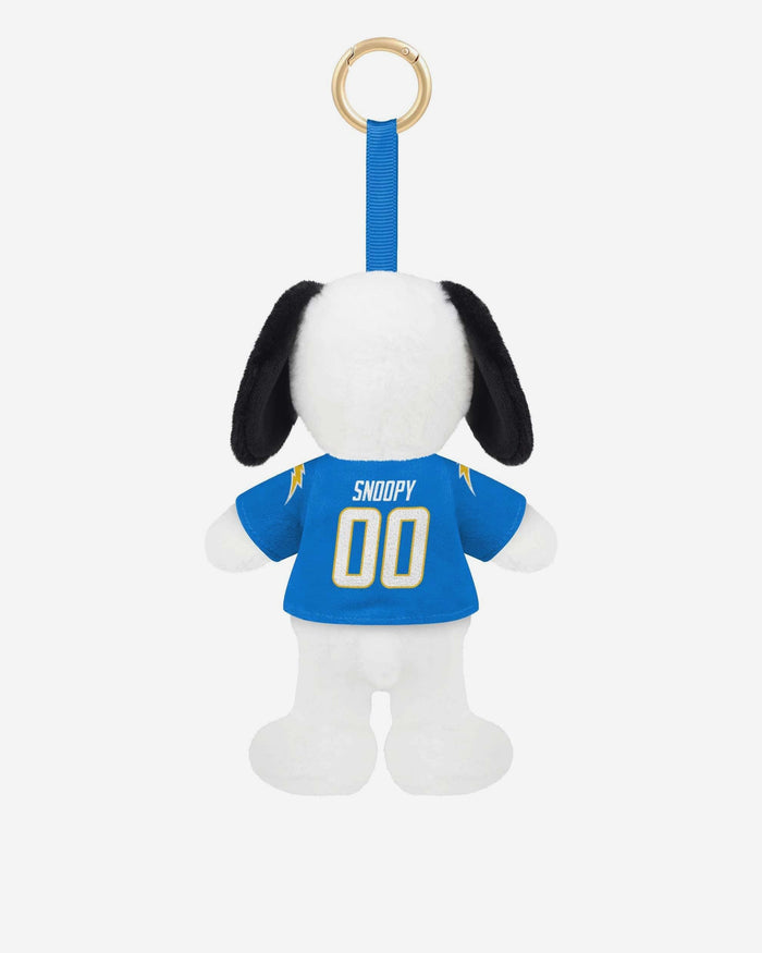 Los Angeles Chargers Plush Snoopy Peanuts Bag Charm Keychain FOCO - FOCO.com