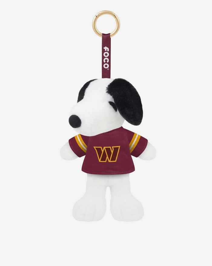 Washington Commanders Plush Snoopy Peanuts Bag Charm Keychain FOCO - FOCO.com