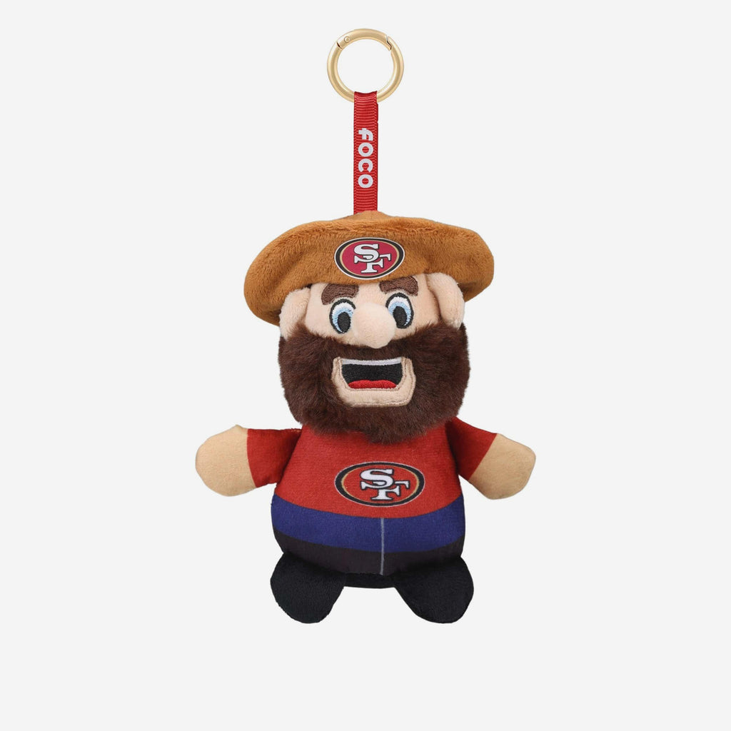 San Francisco 49ers Plush Teamie Beanie Mascot Bag Charm Keychain FOCO - FOCO.com