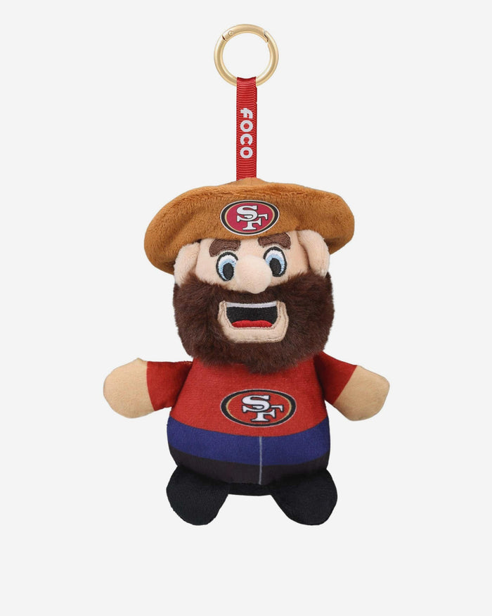 San Francisco 49ers Plush Teamie Beanie Mascot Bag Charm Keychain FOCO - FOCO.com