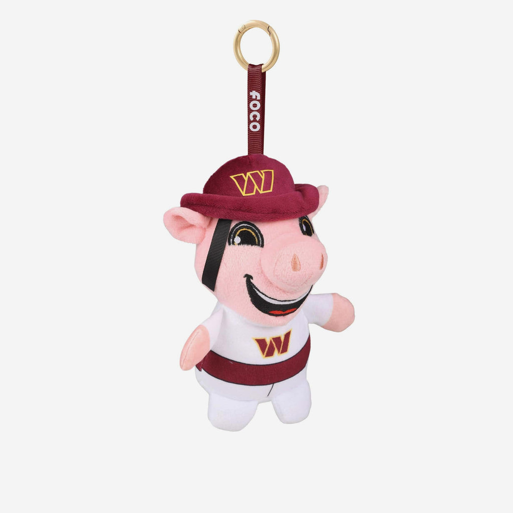 Commanders Key Chain Washington Commanders Plush Teamie Beanie Mascot Bag Charm Keychain FOCO