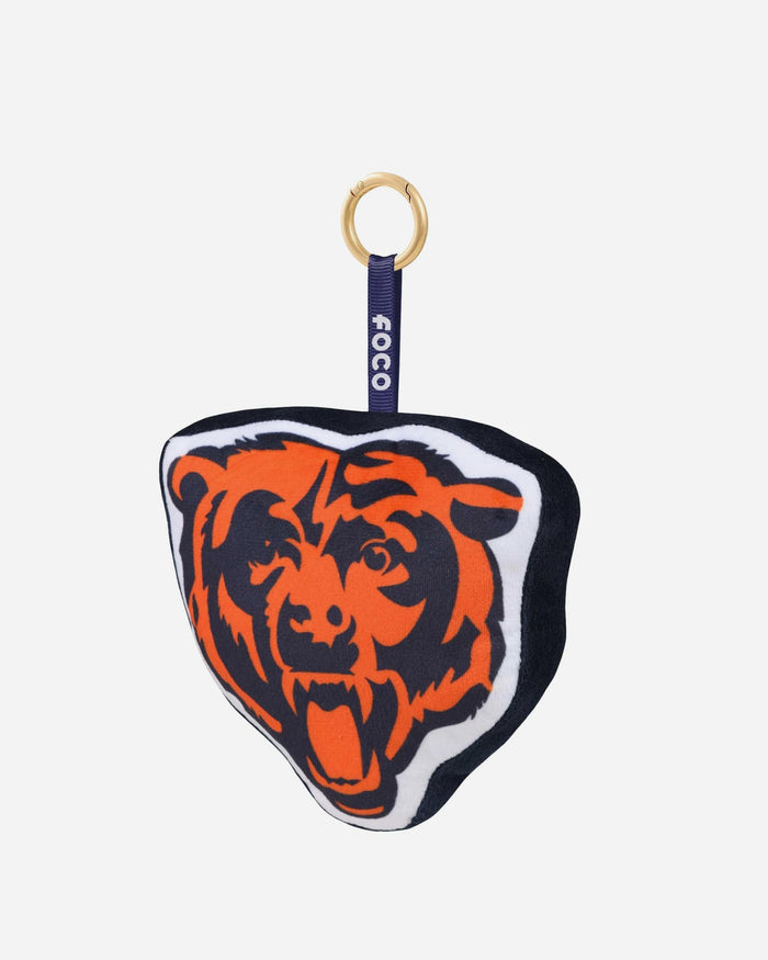Chicago Bears Plush Team Logo Bag Charm Keychain FOCO - FOCO.com
