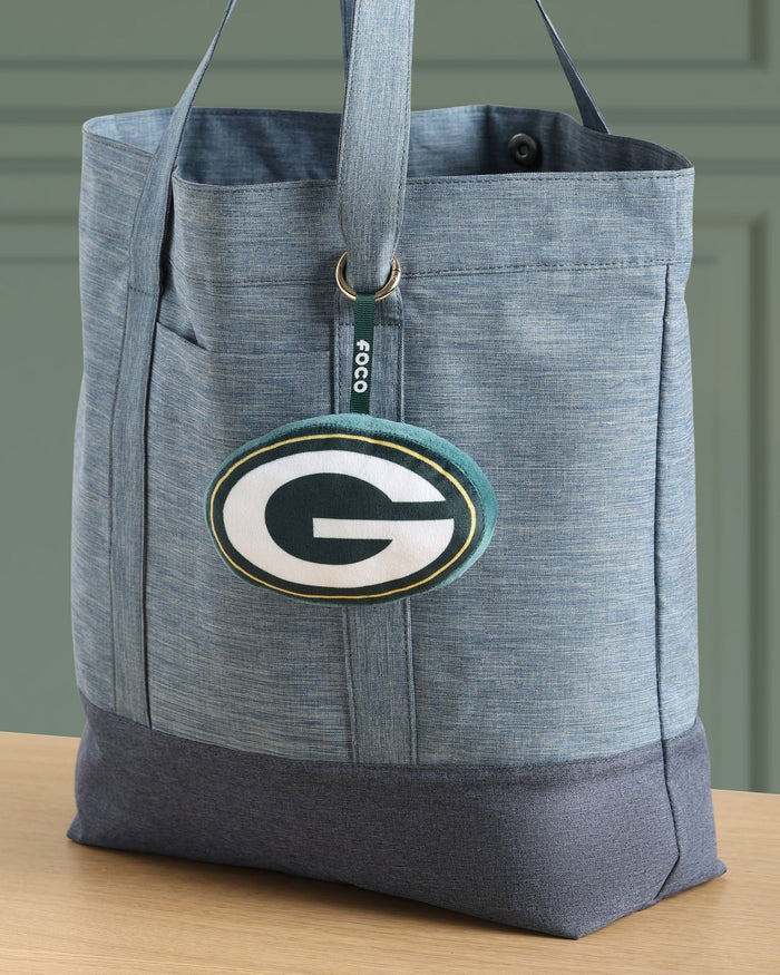 Green Bay Packers Plush Team Logo Bag Charm Keychain FOCO - FOCO.com