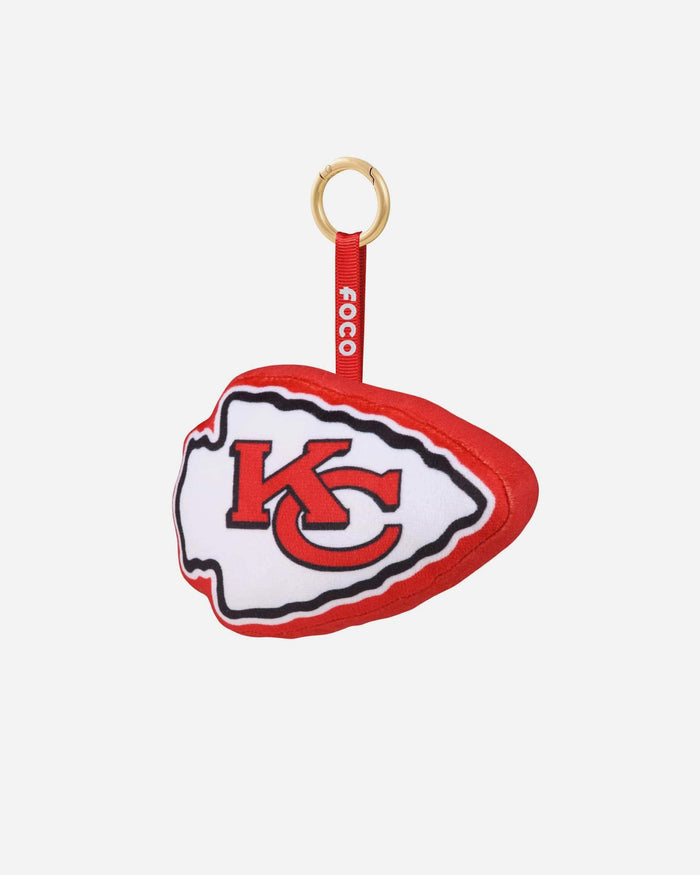 Kansas City Chiefs Plush Team Logo Bag Charm Keychain FOCO - FOCO.com