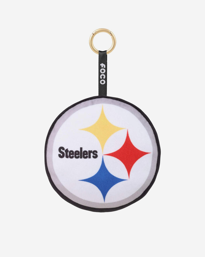 Pittsburgh Steelers Plush Team Logo Bag Charm Keychain FOCO - FOCO.com
