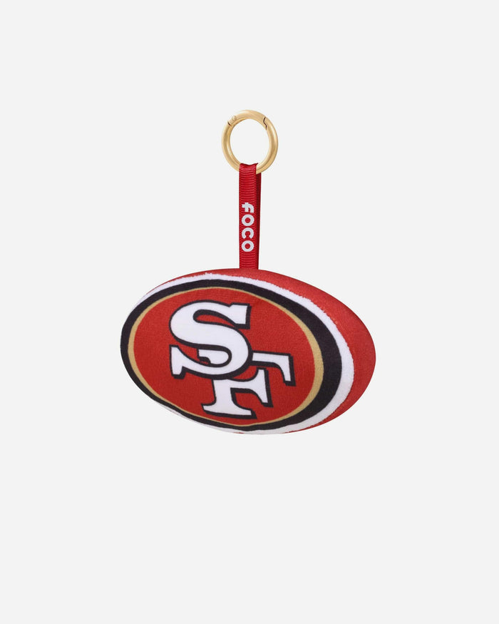 San Francisco 49ers Plush Team Logo Bag Charm Keychain FOCO - FOCO.com