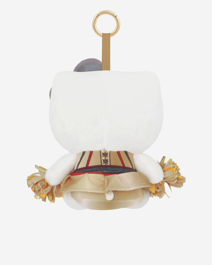 Vegas Golden Knights Plush Hello Kitty® Cheerleader Bag Charm Keychain FOCO - FOCO.com