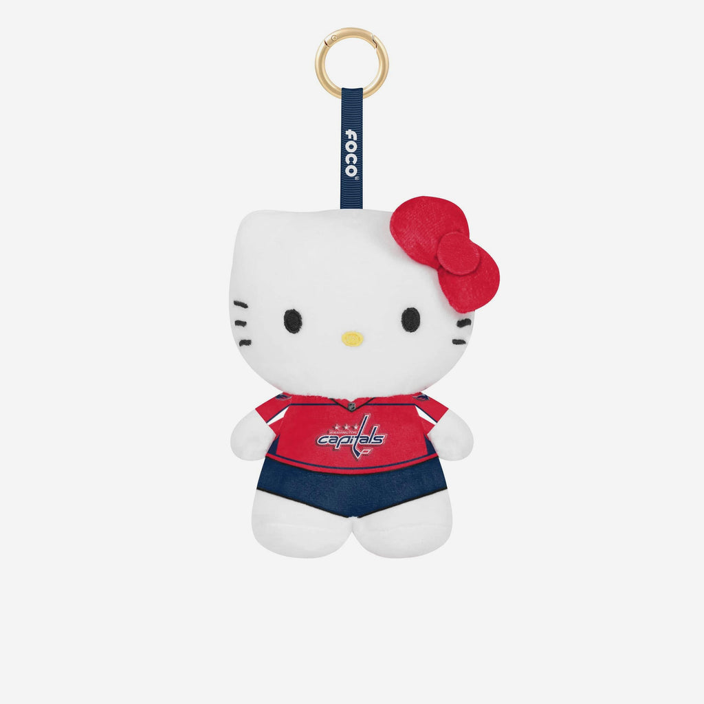 Washington Capitals Plush Hello Kitty® Bag Charm Keychain FOCO - FOCO.com