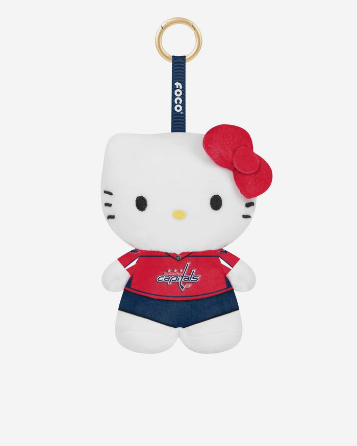 Washington Capitals Plush Hello Kitty® Bag Charm Keychain FOCO - FOCO.com