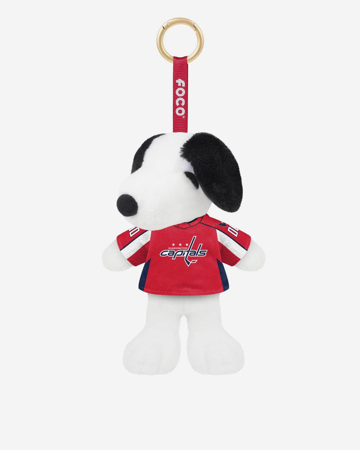 Washington Capitals Plush Snoopy Peanuts Bag Charm Keychain FOCO - FOCO.com
