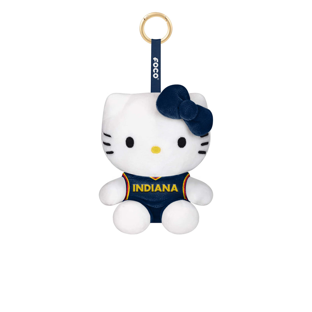 Indiana Fever Plush Hello Kitty® Bag Charm Keychain