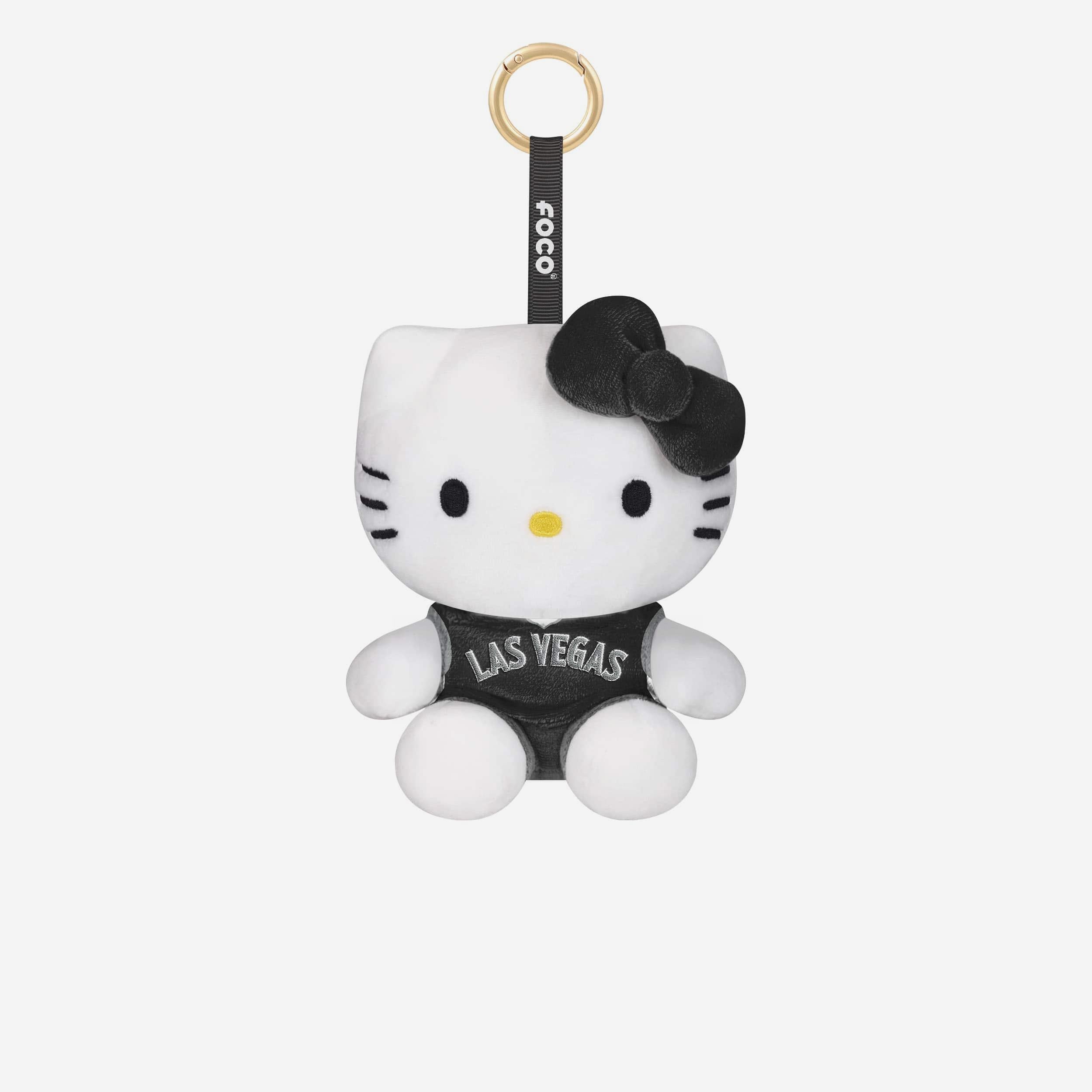 Las Vegas Aces Plush Hello Kitty® Bag Charm Keychain FOCO