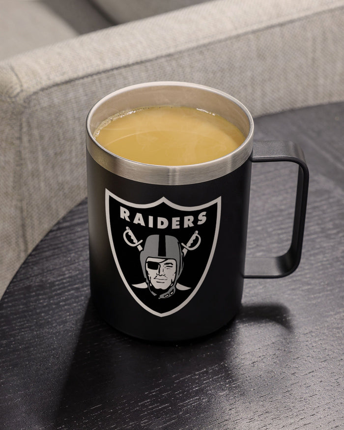 Las Vegas Raiders Team Color Insulated Stainless Steel Mug FOCO - FOCO.com
