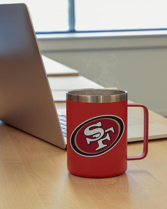 San Francisco 49ers Team Color Insulated Stainless Steel Mug FOCO - FOCO.com