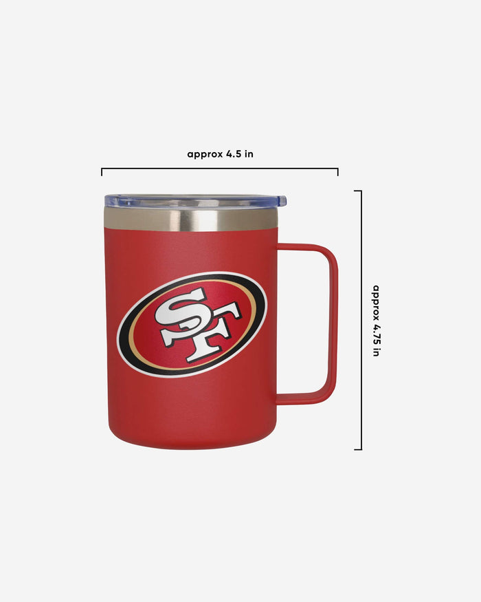 San Francisco 49ers Team Color Insulated Stainless Steel Mug FOCO - FOCO.com