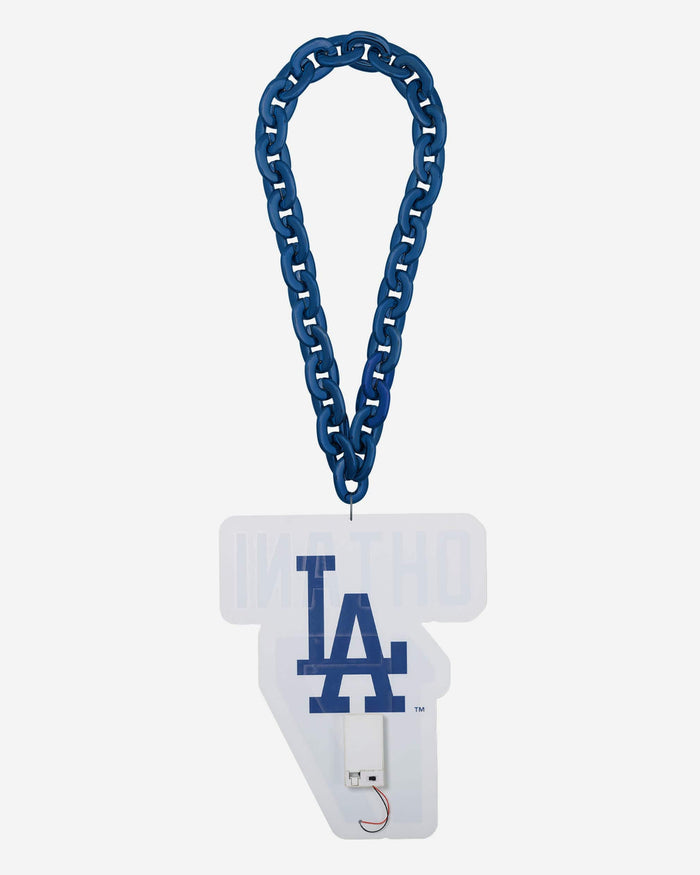 Shohei Ohtani Los Angeles Dodgers Neon Light Up Big Logo Player Chain FOCO - FOCO.com