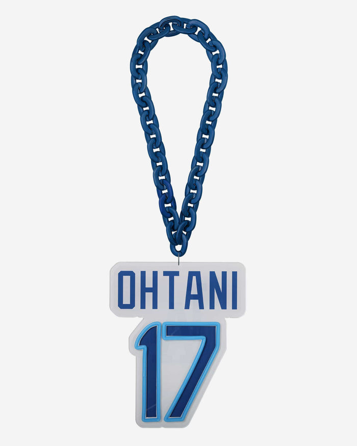 Shohei Ohtani Los Angeles Dodgers Neon Light Up Big Logo Player Chain FOCO - FOCO.com