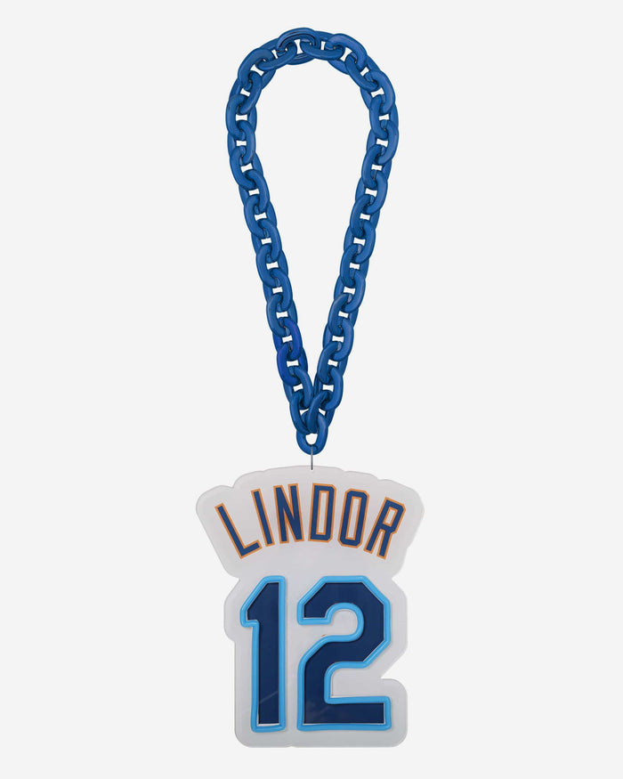 Francisco Lindor New York Mets Neon Light Up Big Logo Player Chain FOCO - FOCO.com