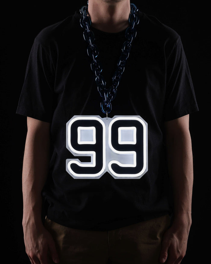 Aaron Judge New York Yankees Neon Light Up Big Logo Player Chain FOCO - FOCO.com