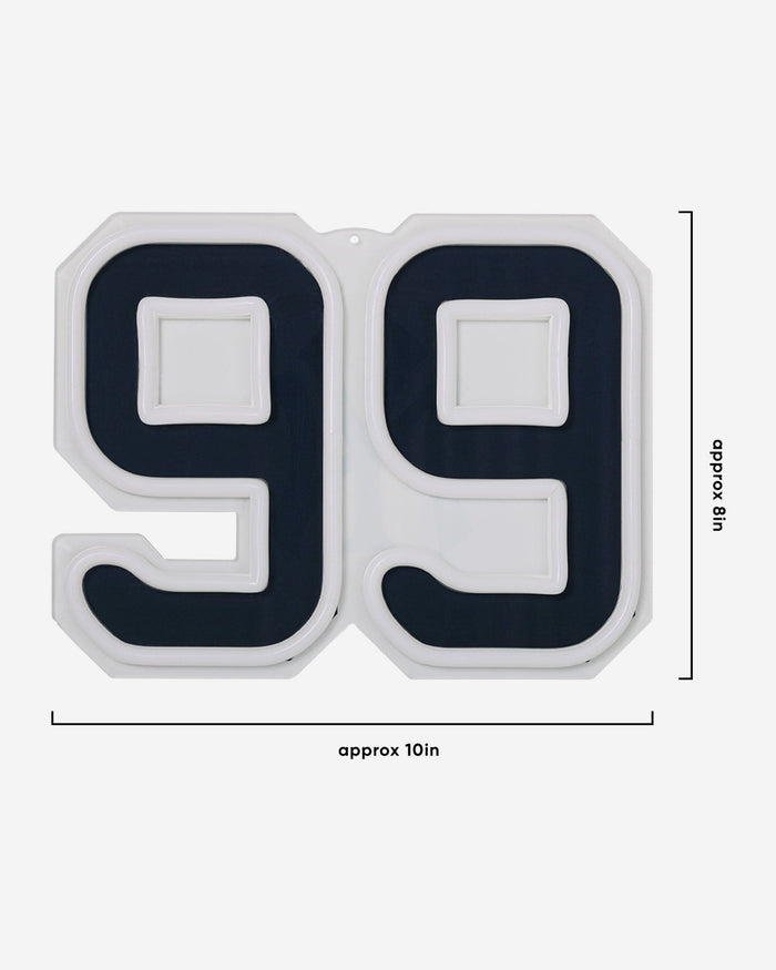 Aaron Judge New York Yankees Neon Light Up Big Logo Player Chain FOCO - FOCO.com