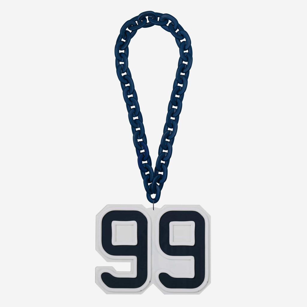 Aaron Judge New York Yankees Neon Light Up Big Logo Player Chain FOCO - FOCO.com
