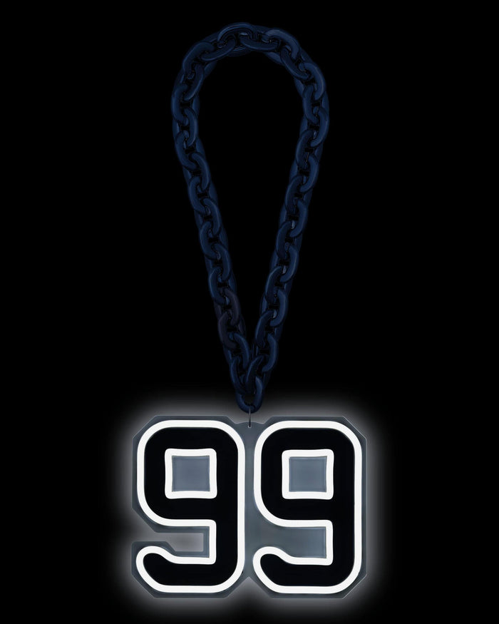 Aaron Judge New York Yankees Neon Light Up Big Logo Player Chain FOCO - FOCO.com